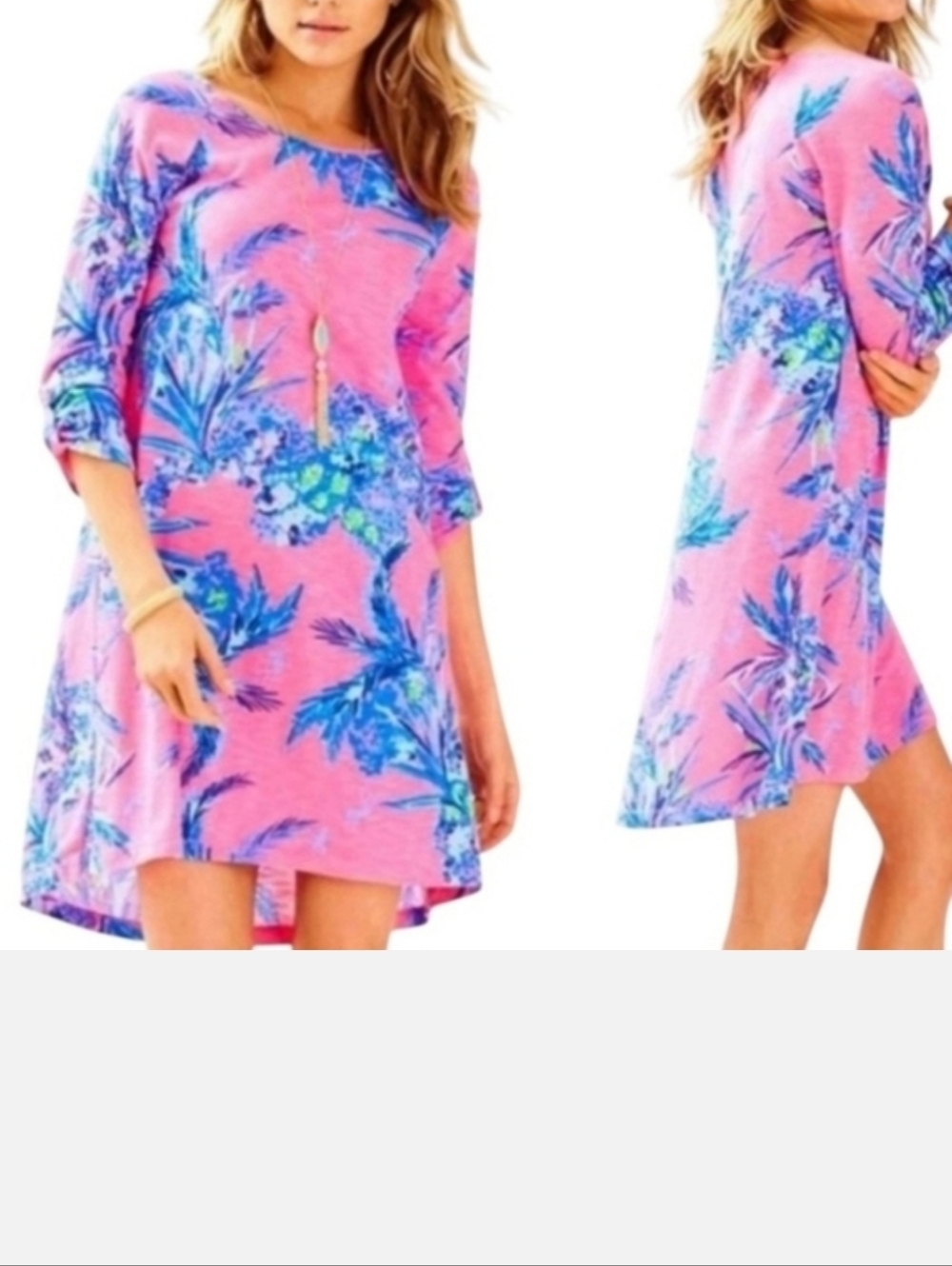 Lilly Pulitzer SurfCrest TikiPink Dress Size XXS